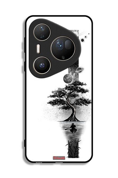 Tolwak Huawei Pura 80 Ultra Protective Case Cover Earth Space Art