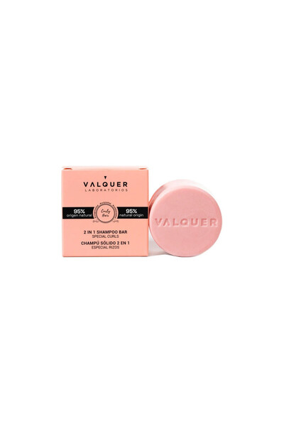 Valquer Sampon 2 in 1 solid pentru par cret 70 g