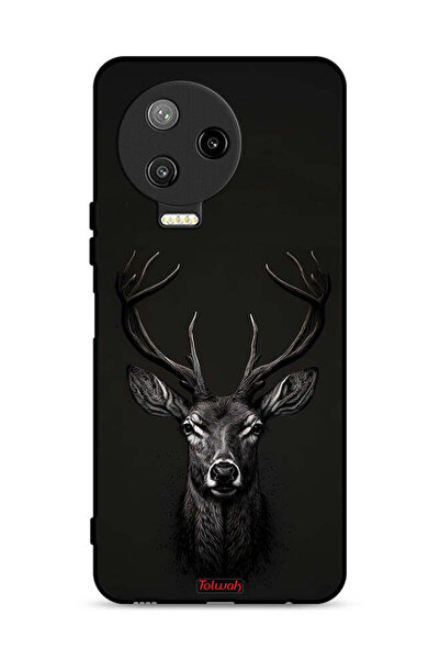 Tolwak غطاء حماية لهاتف Infinix Note 12 Pro 4G بنقشة غزال رقمية