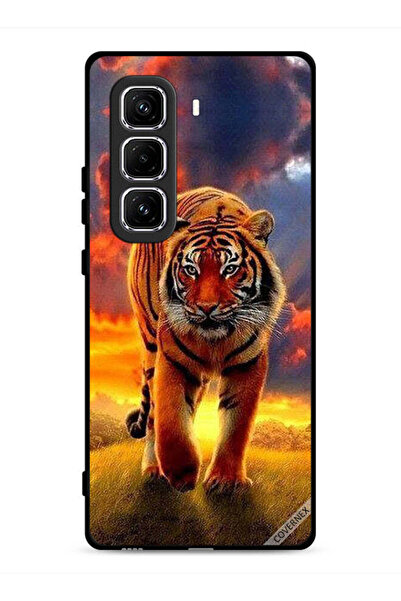 Covernex غطاء حماية لهاتف Infinix Hot 50 Pro 4G بتصميم Cheetah Walking