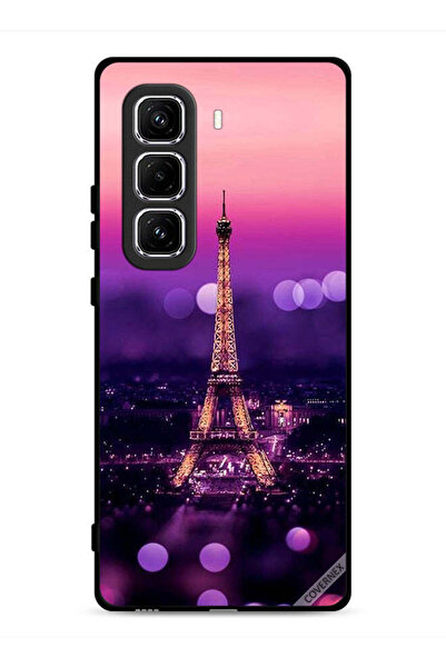Covernex غطاء حماية لهاتف Infinix Hot 50 Pro 4G بتصميم برج إيفل
