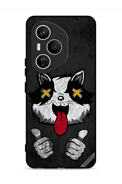 Covernex غطاء حماية لهاتف Honor 400 Pro بتصميم قطة مارشميلو