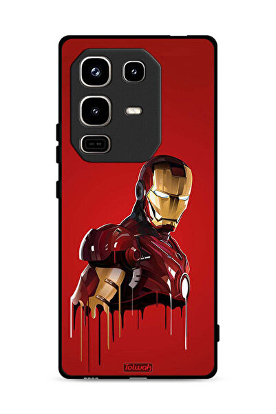 Tolwak غطاء حماية لهاتف Infinix Note 50 Pro 4G برسومات الرجل الحديدي