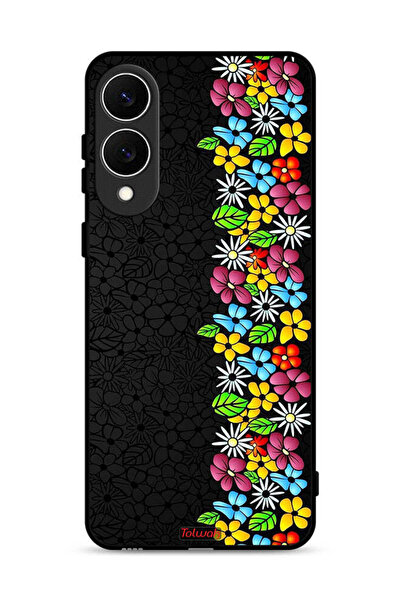 Tolwak غطاء حماية لهاتف Samsung Galaxy S25 Edge من Flowers Line