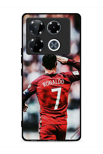 Covernex غطاء حماية لهاتف Infinix Note 40 Pro Plus 5G، تحية رونالدو للجمهور