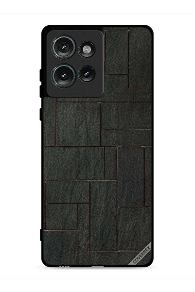 Covernex غطاء حماية لهاتف موتورولا إيدج 50 بنقشة حائط حجرية