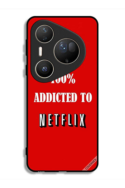 Covernex غطاء حماية فائق لهاتف هواوي بيورا 80، مُدمن على نتفليكس بنسبة 100%