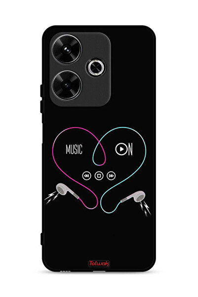 Tolwak غطاء حماية لهاتف Xiaomi Redmi 13 4G مع موسيقى