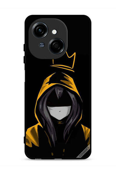 Covernex غطاء حماية لهاتف تكنو سبارك جو 1 4G بطبعة ملكة فتاة