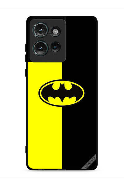 Covernex غطاء حماية لهاتف موتورولا إيدج 50 بشعار باتمان مع قصاصة فنية