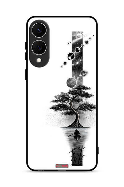 Tolwak غطاء حماية لهاتف Samsung Galaxy S25 Edge بتصميم فن الأرض والفضاء