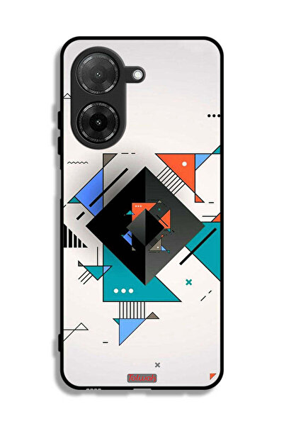 Tolwak غطاء حماية لهاتف شاومي ريدمي A5 4G بأشكال مربعة ومثلثة ونمط تجريدي