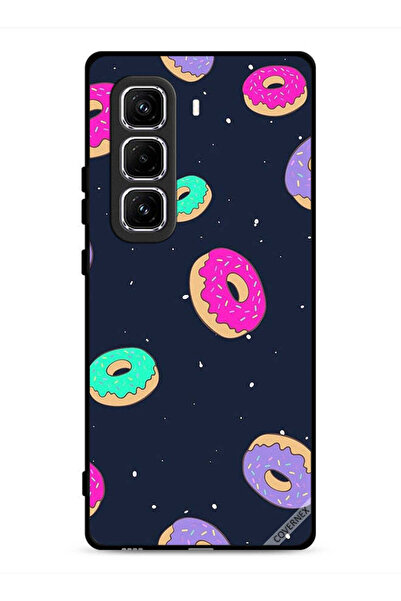 Covernex غطاء حماية لهاتف Infinix Hot 50 Pro 4G بطبعة دوناتس