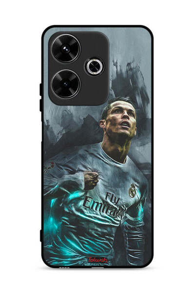 Tolwak غطاء حماية لهاتف شاومي ريدمي 13 4G برسومات كريستيانو رونالدو