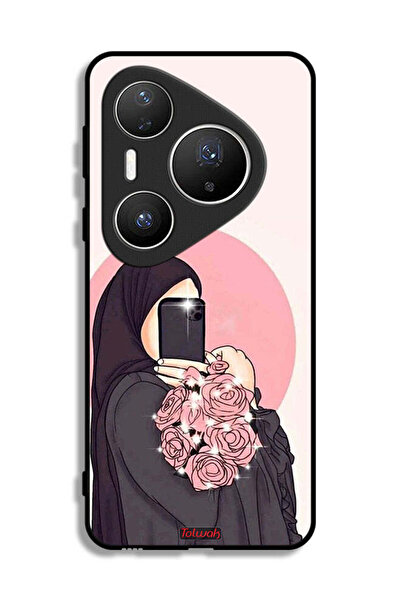 Tolwak غطاء حماية هواوي بيورا 80 برو، فن التقاط صور سيلفي مع حمل الزهور