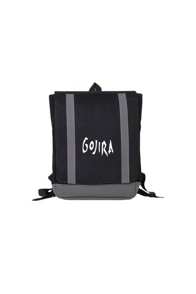 Z zepplin Rucsac negru cu logo Gojira