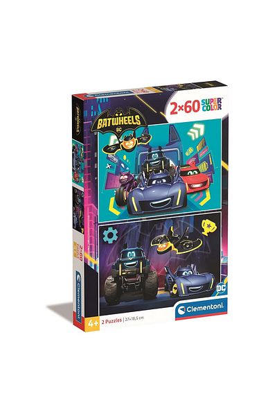 Batman Batwheels Clementoni Puzzle 2x60 pieces
