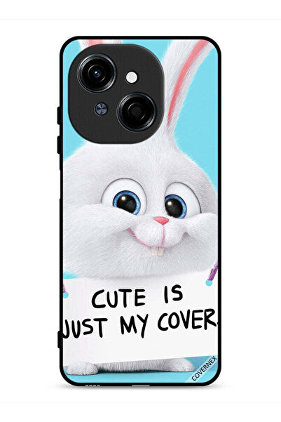 Covernex غطاء حماية لهاتف Tecno Spark Go 1 4G، أرنب لطيف، هذا هو غلافي فقط