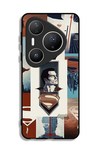 Tolwak غطاء حماية لهاتف هواوي بيورا 80 برو بلس برسومات سوبرمان