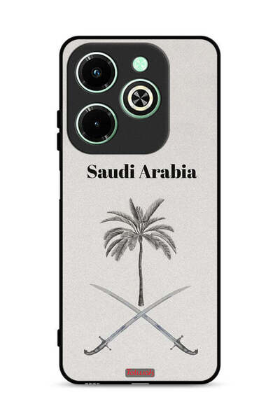 Tolwak غطاء حماية لهاتف Infinix Hot 40i 4G، لوحة فنية لعلامة المملكة العربية السعودية