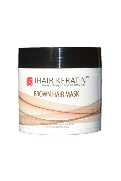 Ihair Keratin Mască de păr colorată cu ciocolată Ihair Keratin 500 ml