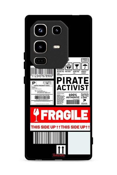 Tolwak Infinix Note 50 Pro 4G Protective Case Cover Private Activist Fragile Sticker