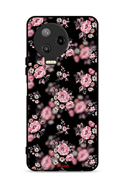 Tolwak غطاء حماية لهاتف Infinix Note 12 Pro 4G بنقشة زهور بورتريه