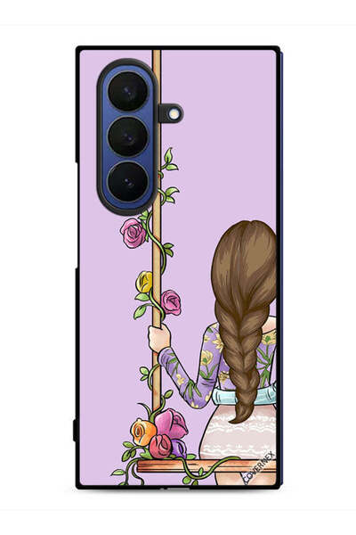 Covernex Samsung Galaxy Z Fold7 Protective Case Cover Girl Bff Wallpaper
