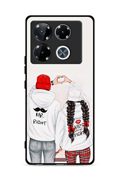 Tolwak غطاء حماية لجهاز Infinix Note 40 Pro 5G يمينًا ويمينًا دائمًا