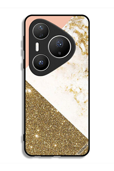 Covernex غطاء حماية لهاتف هواوي بيورا 80 برو بلس بنقشة لامعة ورخامية