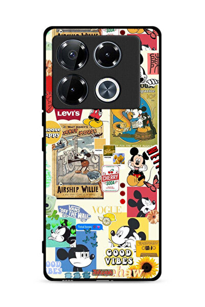 Tolwak غطاء حماية لهاتف Infinix Note 40 Pro Plus 5G مع ملصقات ورسومات مميزة