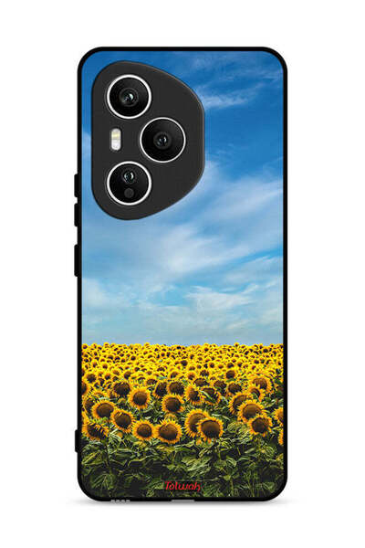 Tolwak غطاء حماية لهاتف Honor 400 Pro بطبعة عباد الشمس تحت السماء