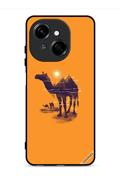 Covernex غطاء حماية لهاتف تكنو سبارك جو 1 إس 4G بنقشة جمال وفن الشمس