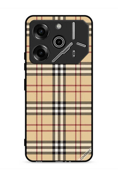 Covernex غطاء حماية لهاتف تكنو بوفا 6 برو 5G بنقشة خطوط على القماش