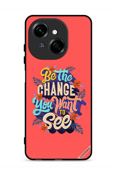 Covernex غطاء حماية لهاتف Tecno Spark Go 1 4G كن التغيير الذي تريد رؤيته