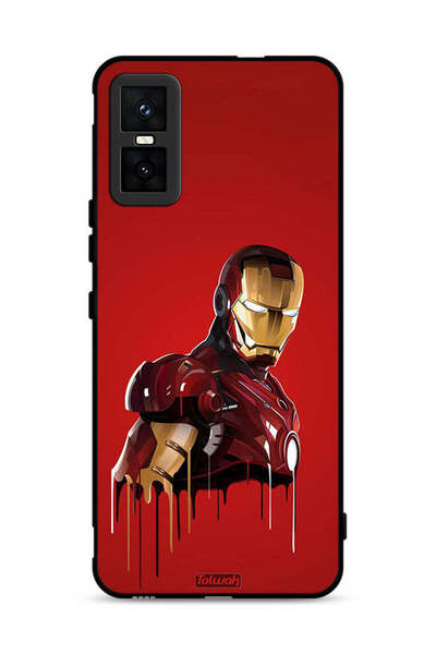 Tolwak غطاء حماية لهاتف Infinix GT 30 Pro برسومات الرجل الحديدي