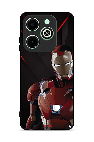 Tolwak غطاء حماية لهاتف Infinix Hot 40i 4G Iron Man