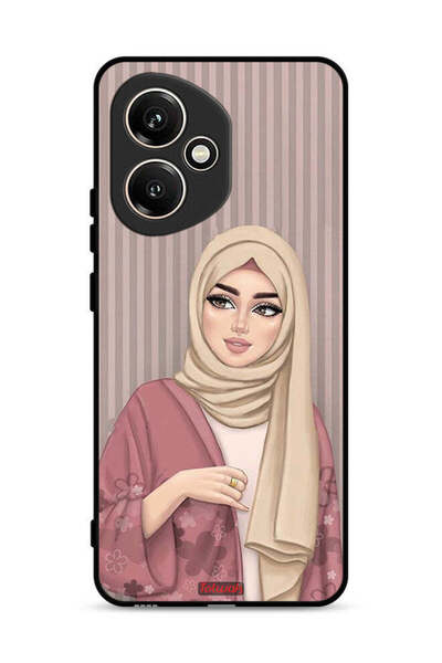 Tolwak غطاء حماية لهاتف Honor 400 برسومات فتاة محجبة