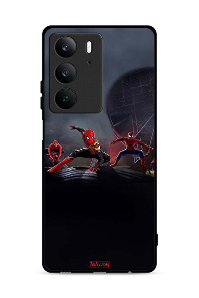 Tolwak Realme C75 4G Protective Case Cover Three Spiders
