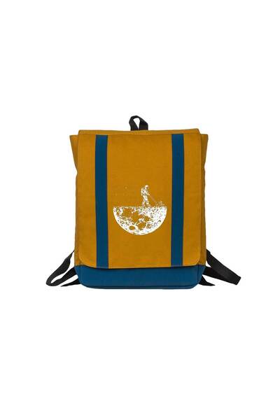 Z zepplin Moon Life Yellow Backpack