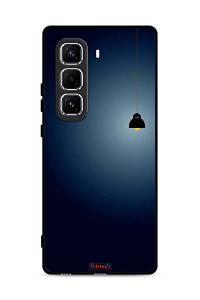 Tolwak غطاء حماية لهاتف Infinix Hot 50 Pro 4G بإضاءة فنية معلقة