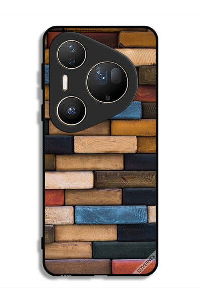 Covernex Huawei Pura 80 Ultra Protective Case Cover Wooden Wall