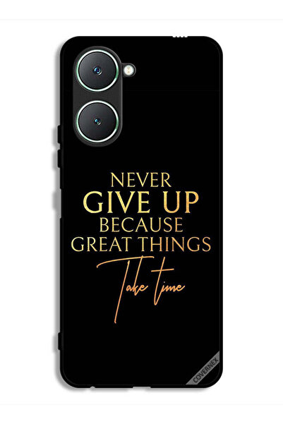 Covernex غطاء حماية لهاتف Vivo Y18i 4G لا تستسلم أبدًا لأن الأشياء العظيمة تس...