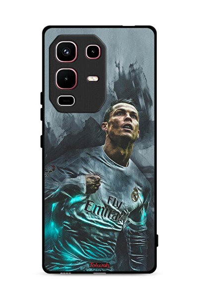 Tolwak غطاء حماية لهاتف Infinix Note 50s برسومات كريستيانو رونالدو