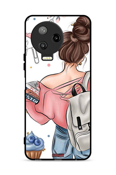 Tolwak Infinix Note 12 Pro 4G Protective Case Cover Books In Hands