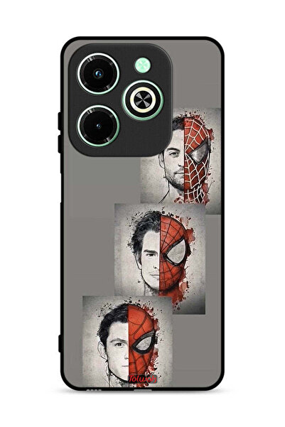 Tolwak غطاء حماية لهاتف Infinix Hot 40i 4G برسومات سبايدر مان