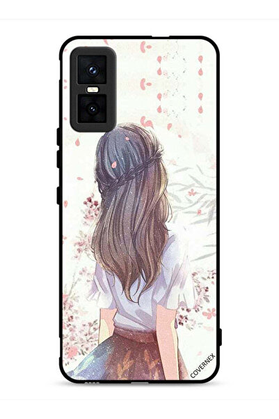 Covernex غطاء حماية لهاتف Infinix GT 30 Pro، فتاة لطيفة في تفكير عميق