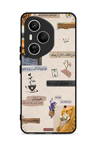 Tolwak غطاء حماية لهاتف Honor 400 Pro مع اقتباسات حب باللغة العربية