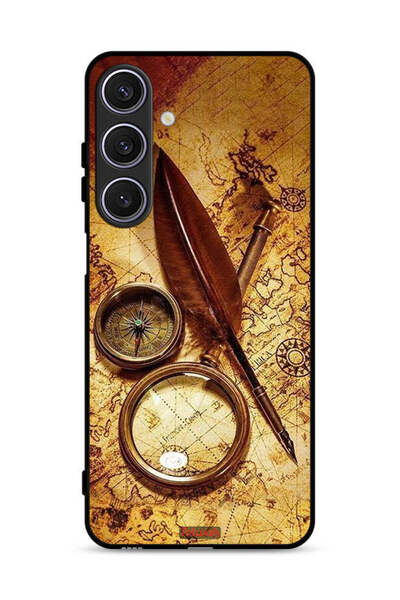 Tolwak غطاء حماية لهاتف Samsung Galaxy A26 بتصميم بوصلة عتيقة