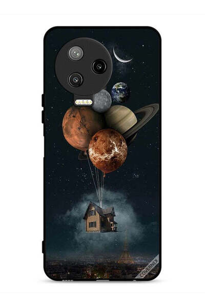 Covernex غطاء حماية لهاتف Infinix Note 12 Pro 4G بتصميم Balloon Planets Takes...